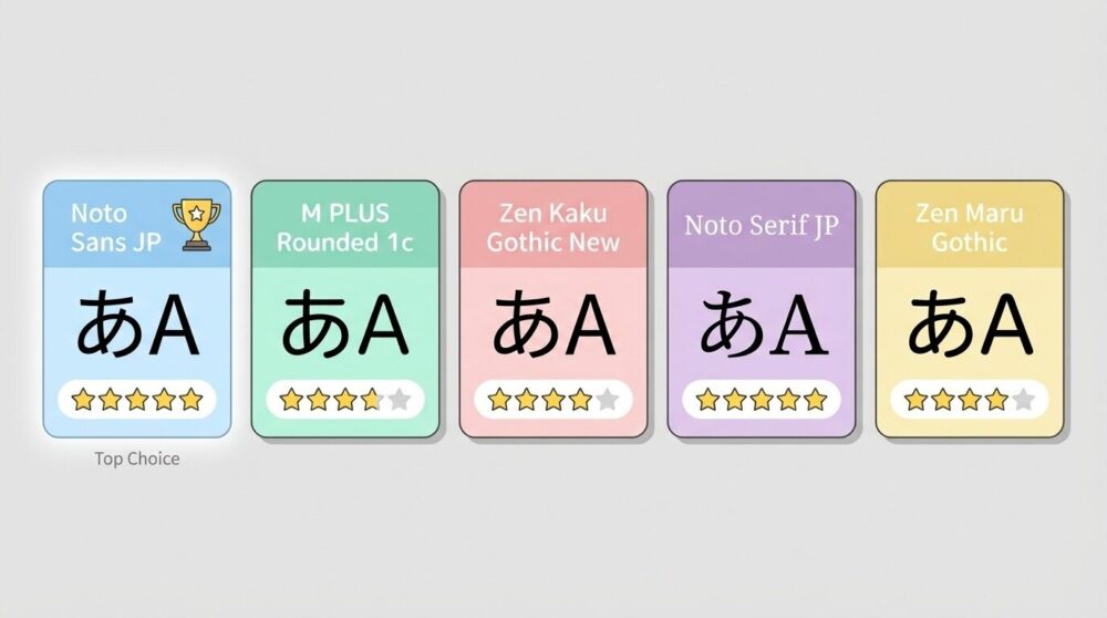 おすすめフォント